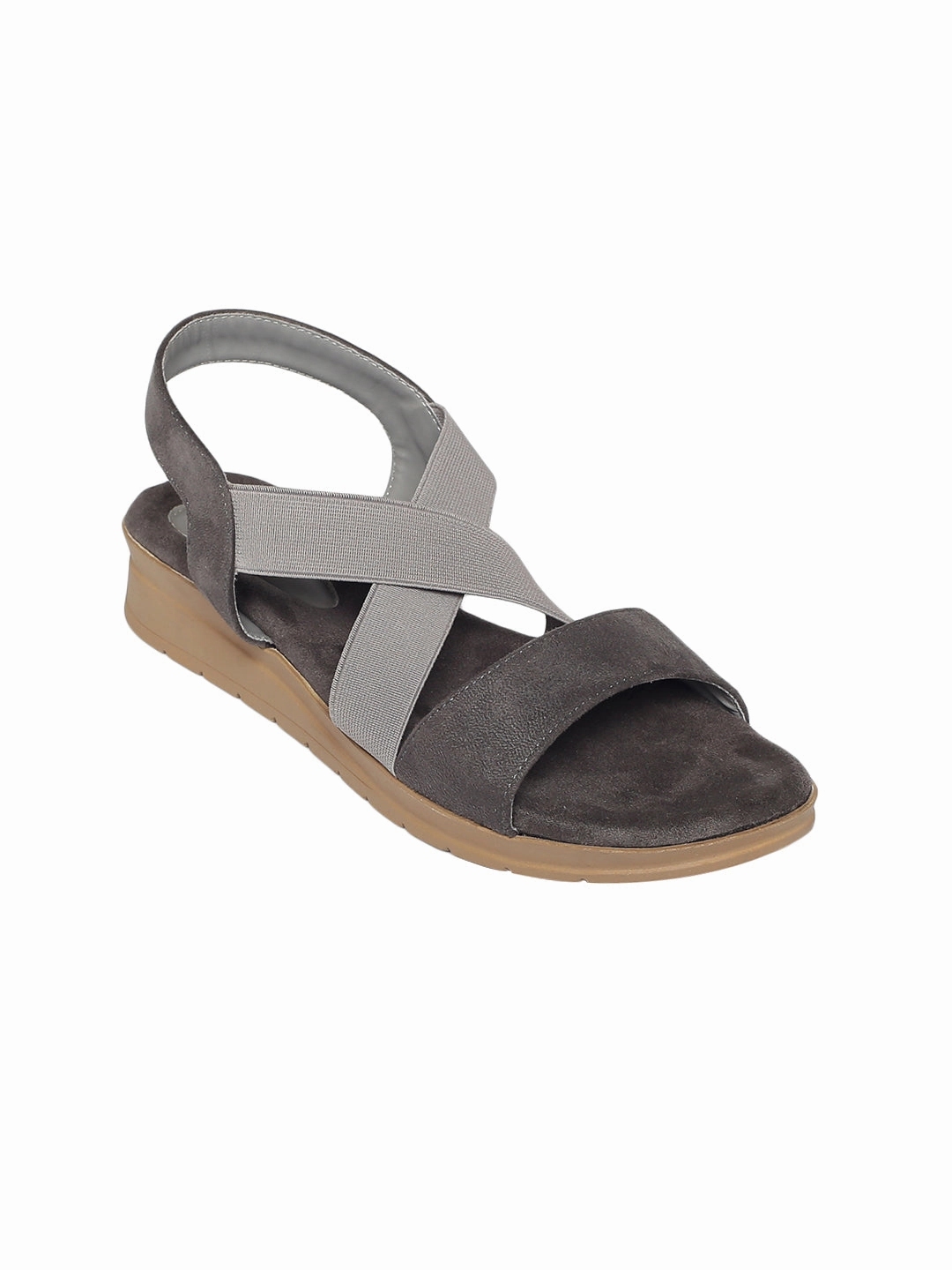 Emel Grey Sandals Chic Comfort