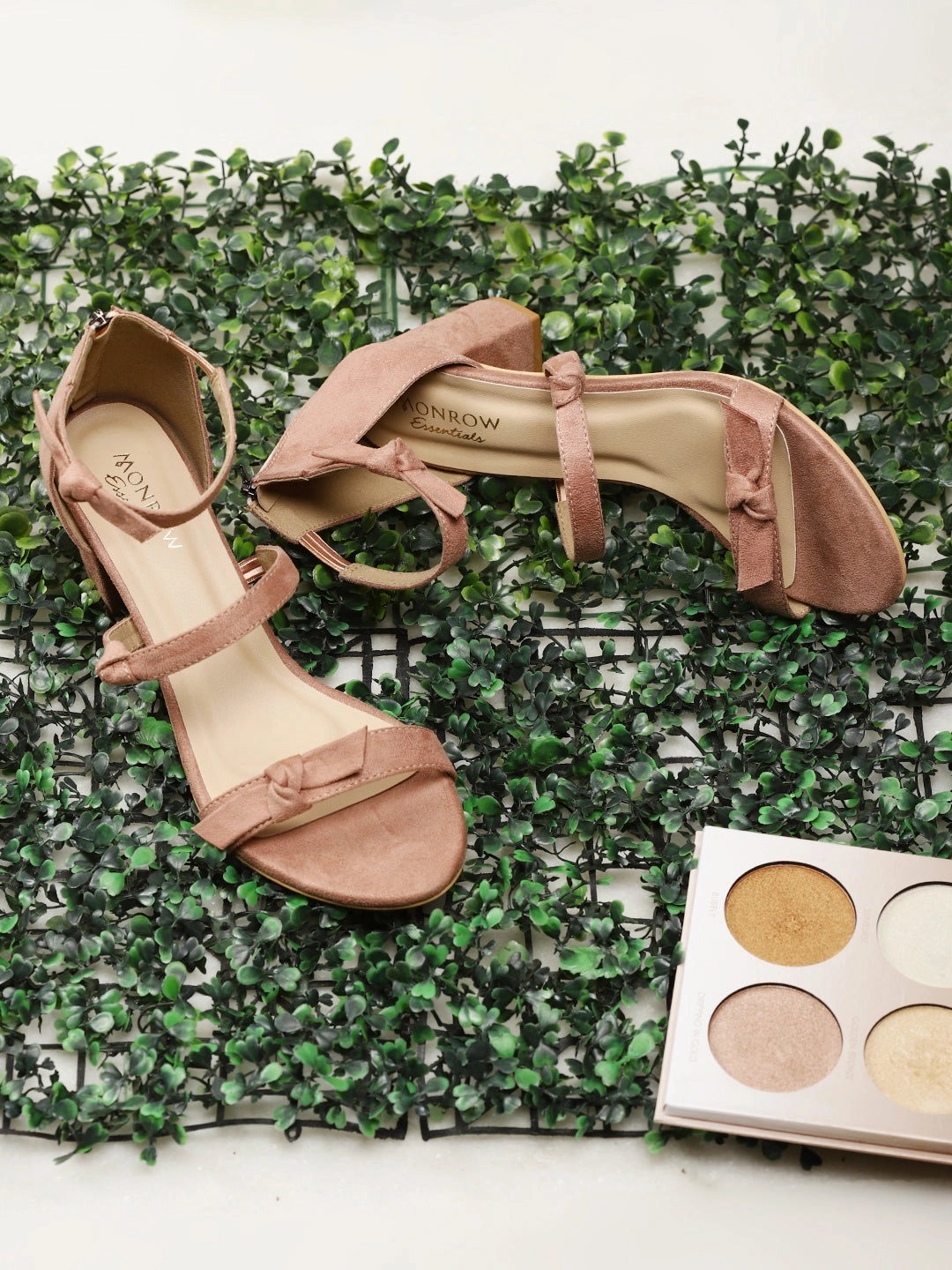 Boho Style Heels Emory Pink Block Heel