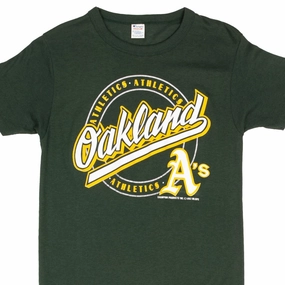 Soft Fit Wear OdorResistant VINTAGE MLB OAKLAND ATHLETICS 1987 CHAMPION TEE SHIRT SIZE SMALL MADE IN USA