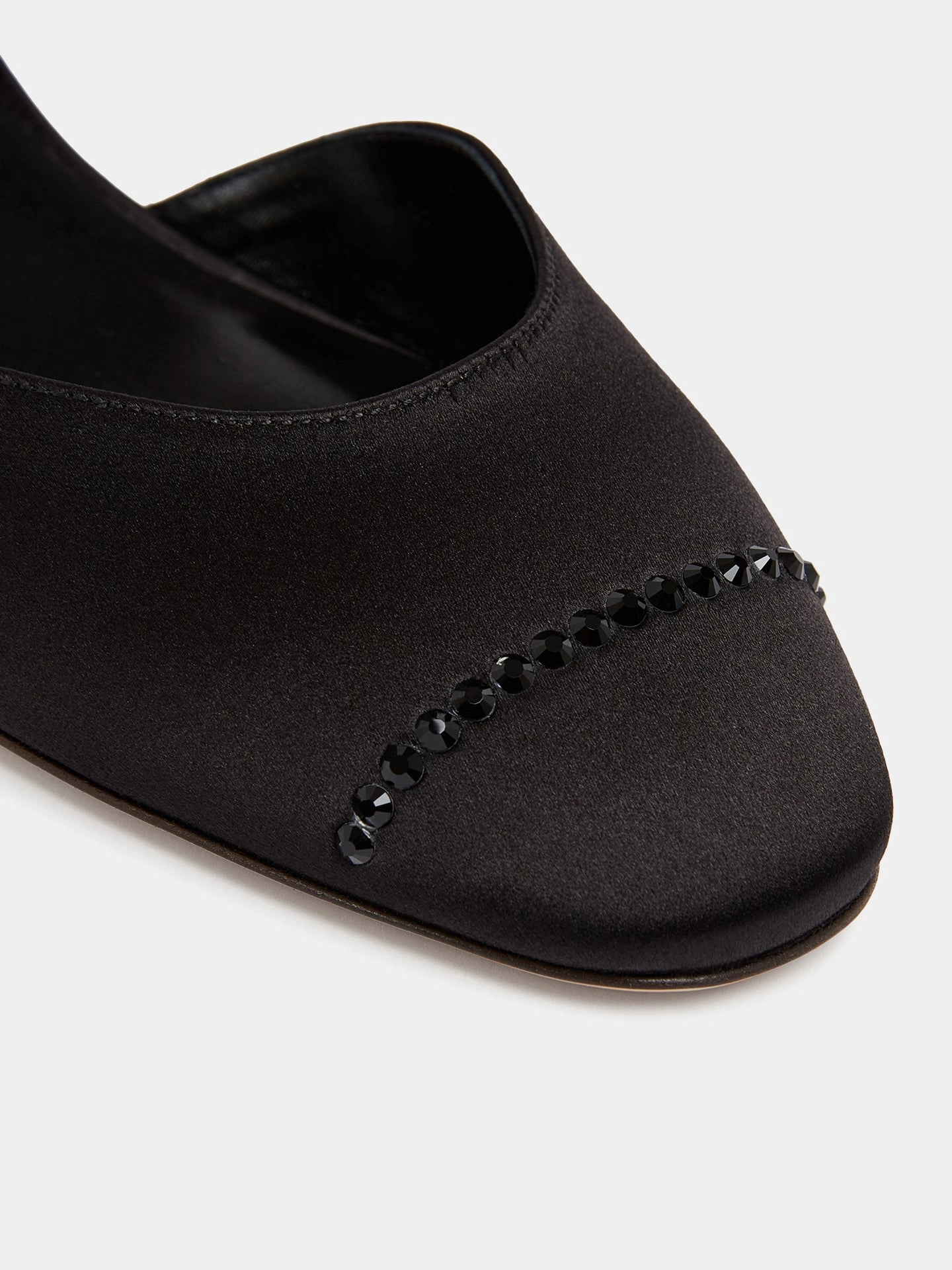 Erika Pump / Black Satin Crystal party look Quick Drying