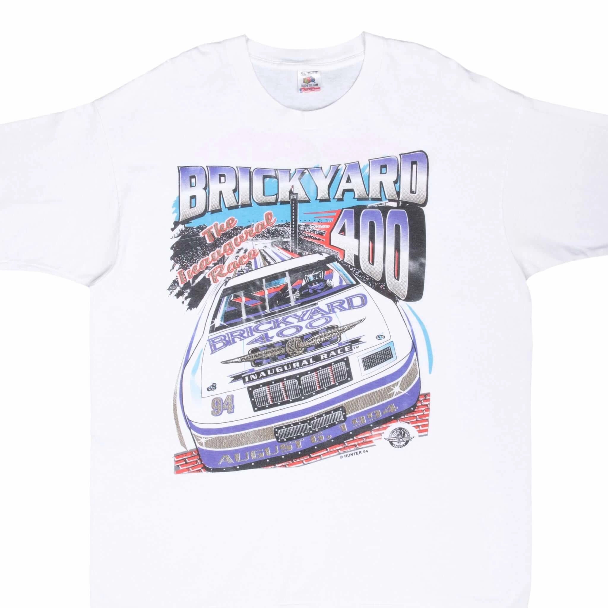 VINTAGE NASCAR INDIANAPOLIS BRICKYARD 400 1994 TEE SHIRT XL MADE IN USA Everyday Wear Cozy Feeling