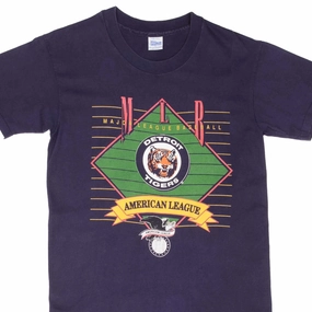 VINTAGE MLB DETROIT TIGERS TEE SHIRT 1990S SIZE MEDIUM MADE IN USA shopping