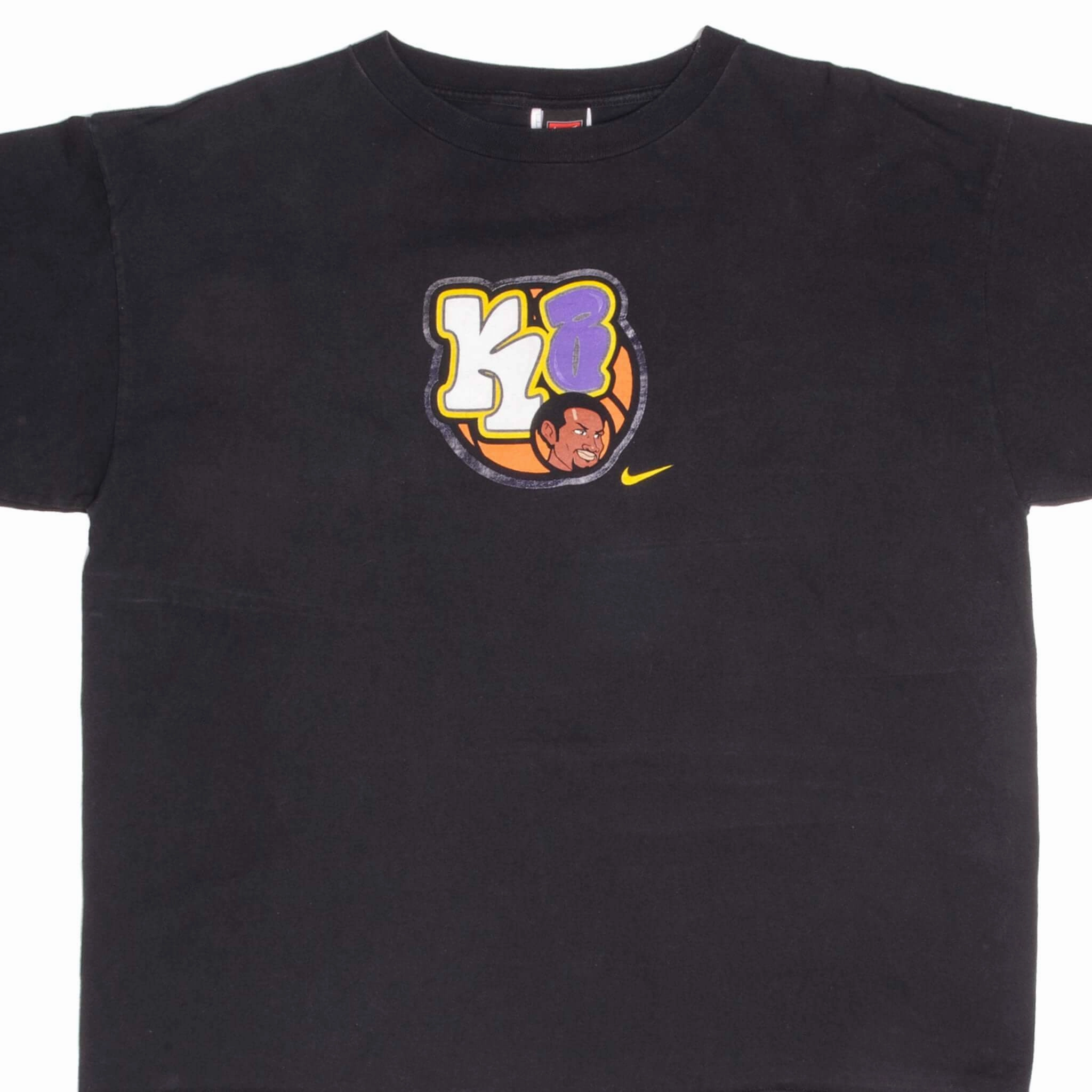Chill Mode Fit Urban Casual Look VINTAGE NIKE NBA KOBE BRYANTS LAKERS 2000S TEE SHIRT SIZE XL