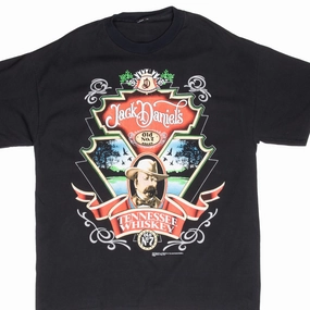 VINTAGE JACK DANIELS TENNESSEE WHISKEY TEE SHIRT 1990S XL Thermal Regulation Fabric Comfortable Layering