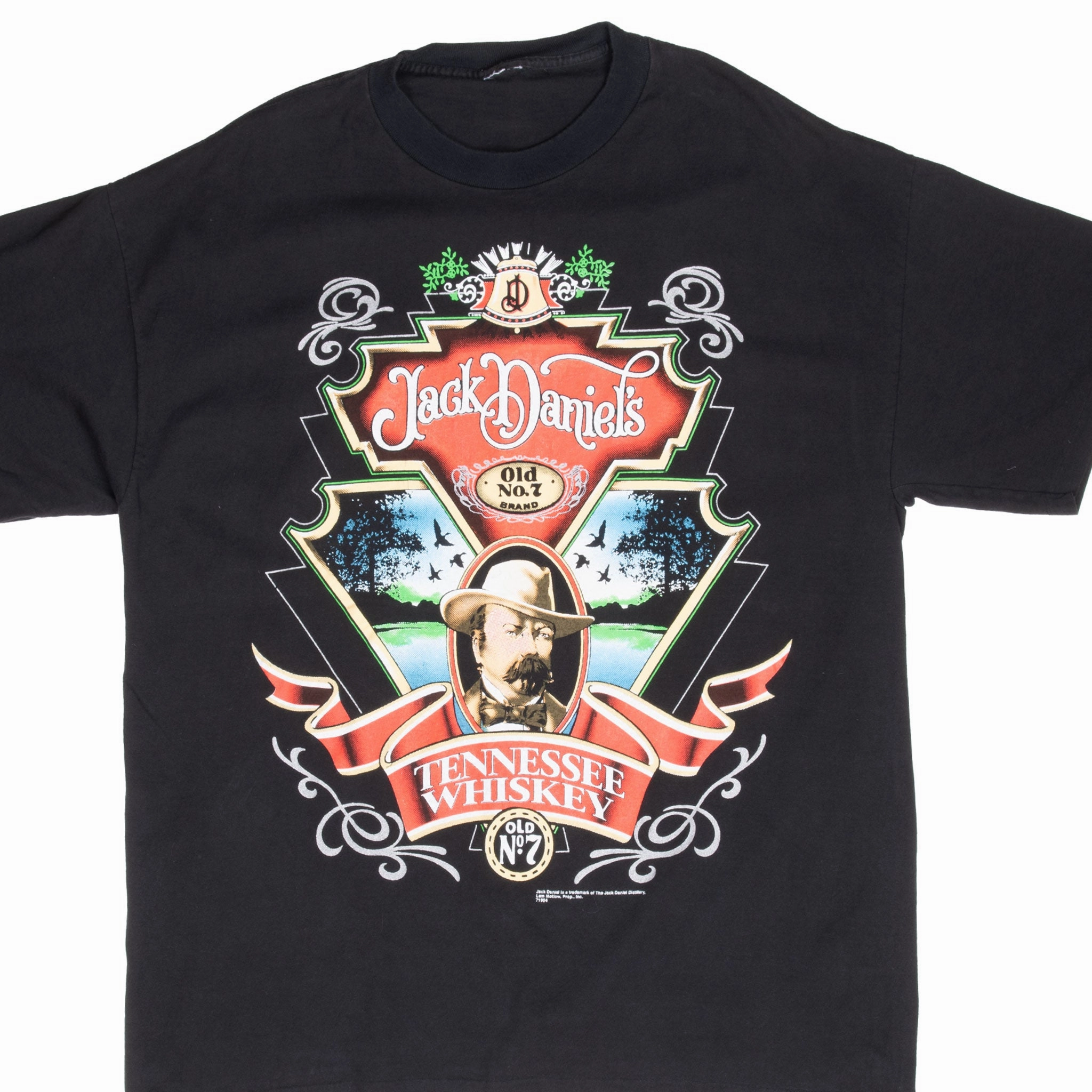 VINTAGE JACK DANIELS TENNESSEE WHISKEY TEE SHIRT 1990S XL Thermal Regulation Fabric Comfortable Layering