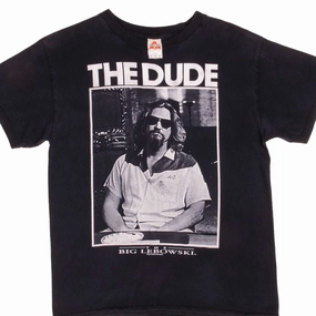 VINTAGE THE DUDE THE BIG LEBOWSKI 1998 MOVIE TEE SHIRT SIZE MEDIUM in demand Abstract mystery