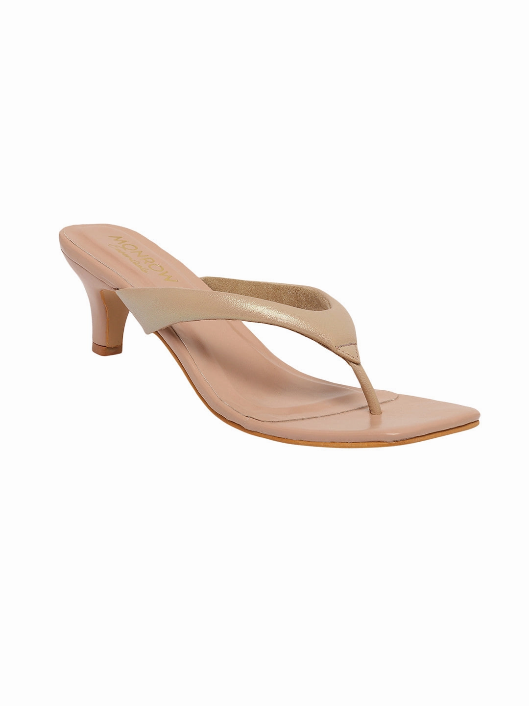 Durable Sole Sloane Beige Kitten Heels