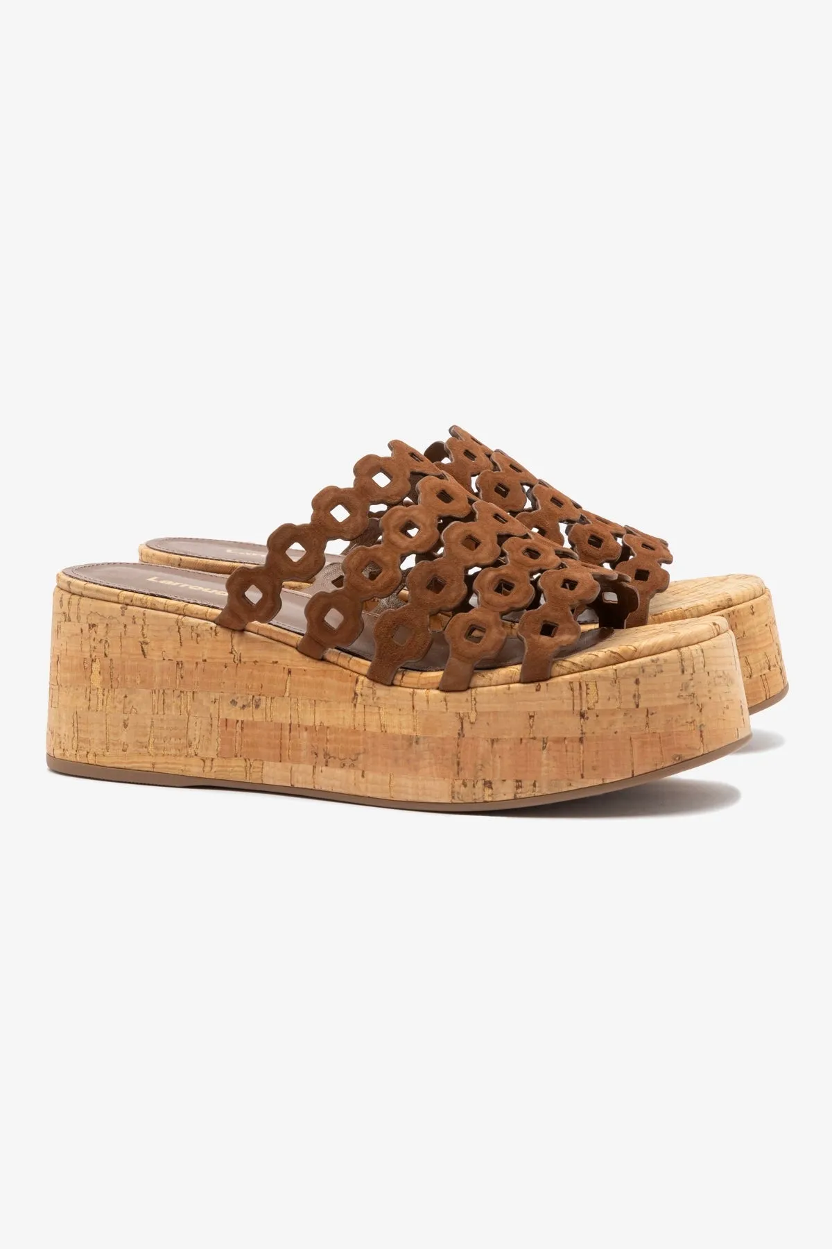 Charli Mule In Burnt Umber Suede Cozy Step