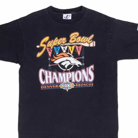 VINTAGE NFL DENVER BRONCOS SUPER BOWL XXXII CHAMPIONS 1998 TEE SHIRT SIZE XL Halloween