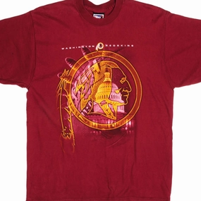 VINTAGE NFL WASHINGTON REDSKINS TEE SHIRT SIZE LARGE Non Iron Finish vacation wear