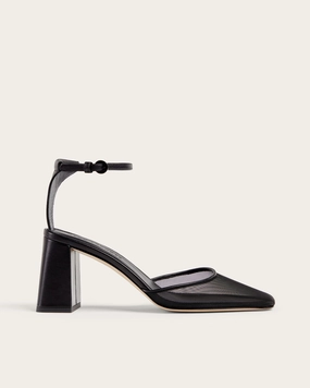 Felice Pump, Black Mesh Street Attitude