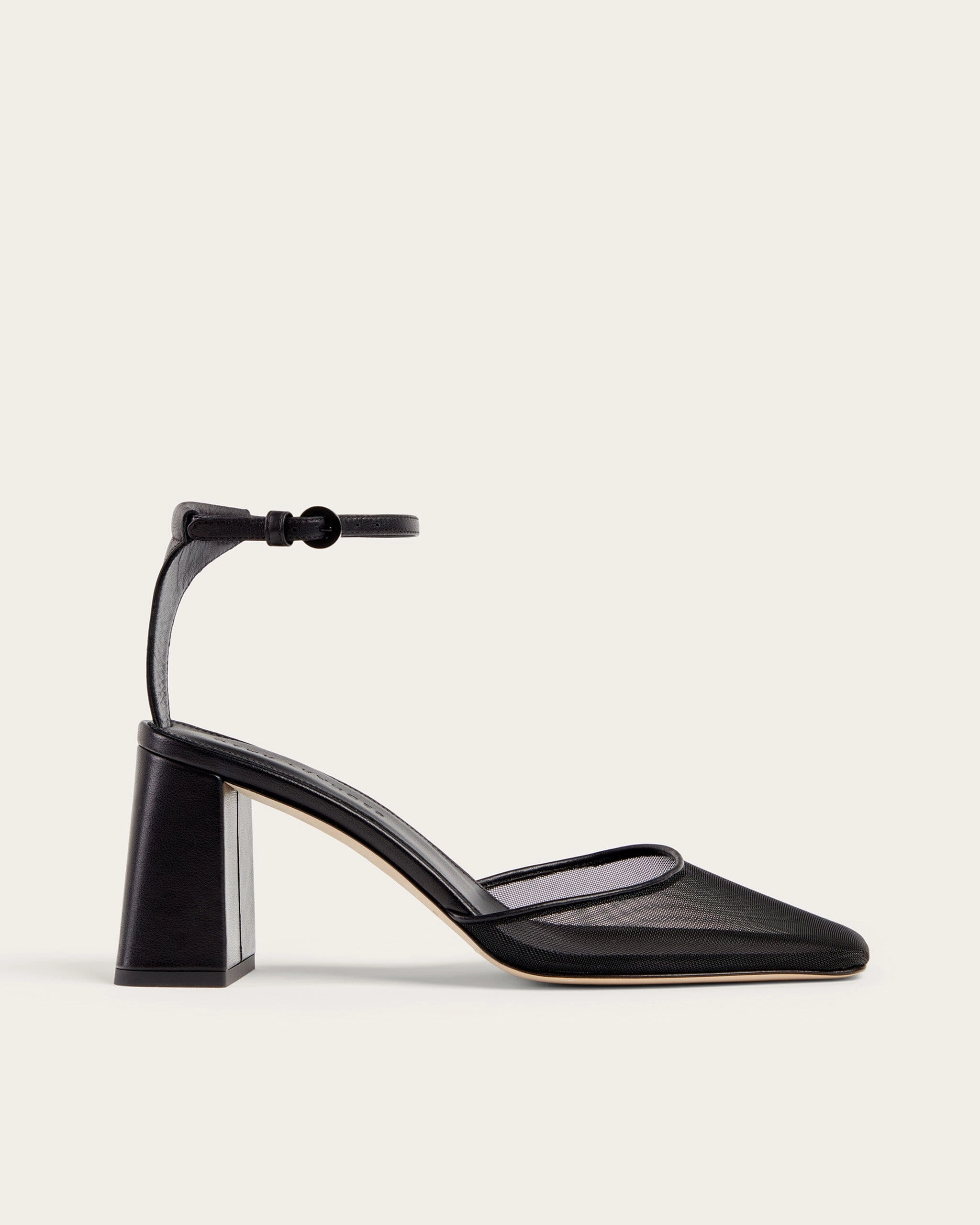 Felice Pump, Black Mesh Street Attitude