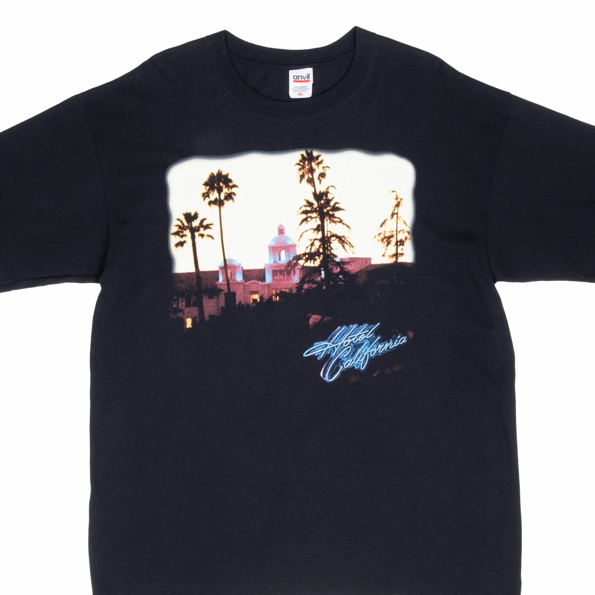 Cozy Waistband Timeless Wear VINTAGE EAGLES HOTEL CALIFORNIA TOUR 2008 BLACK TEE SHIRT XL
