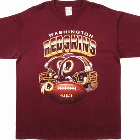 Summer Casual Essential layering piece VINTAGE NFL WASHINGTON REDSKINS TEE SHIRT SIZE XL