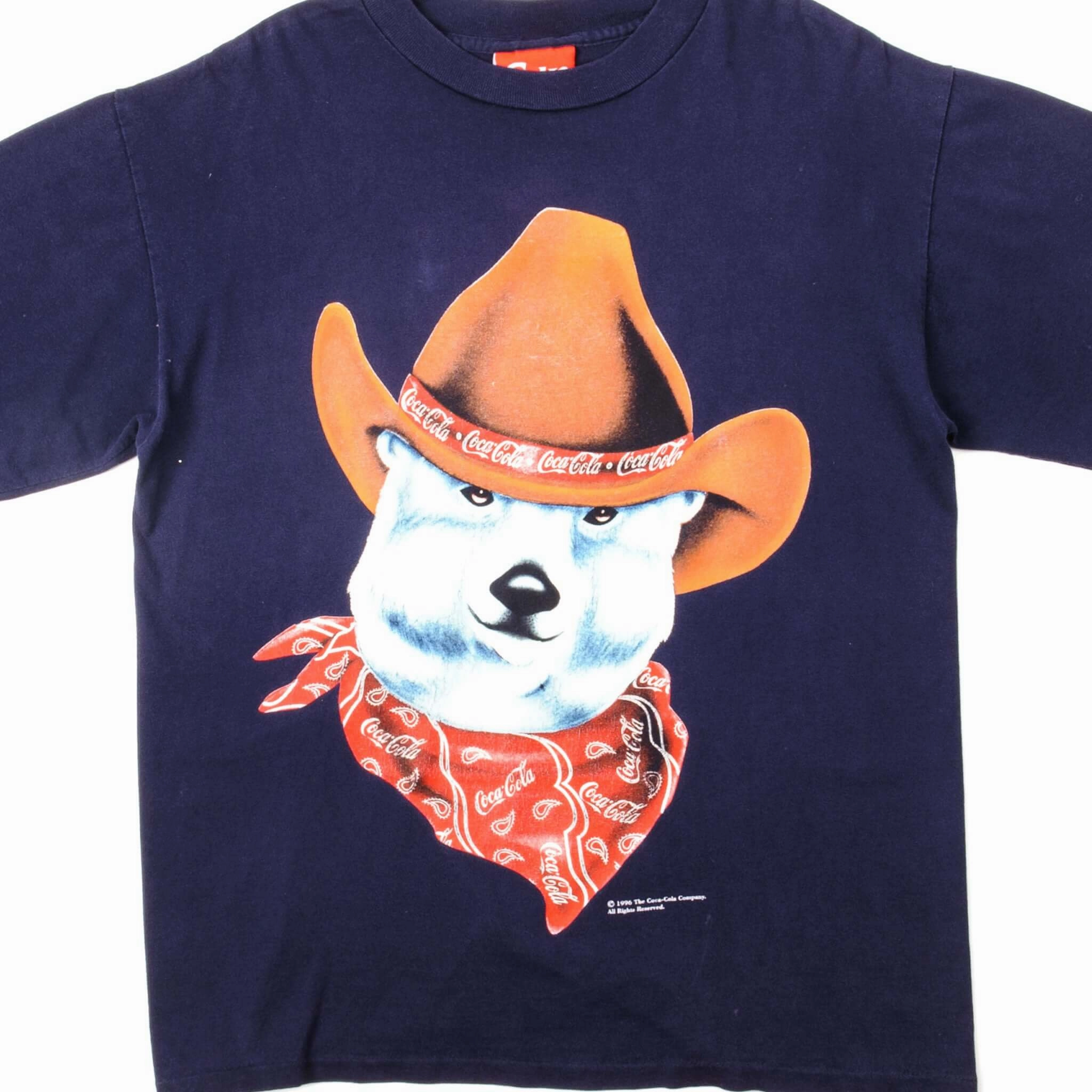 Water Based Ink VINTAGE COCA COLA TEE SHIRT 1996 SIZE LARGE MADE IN USA