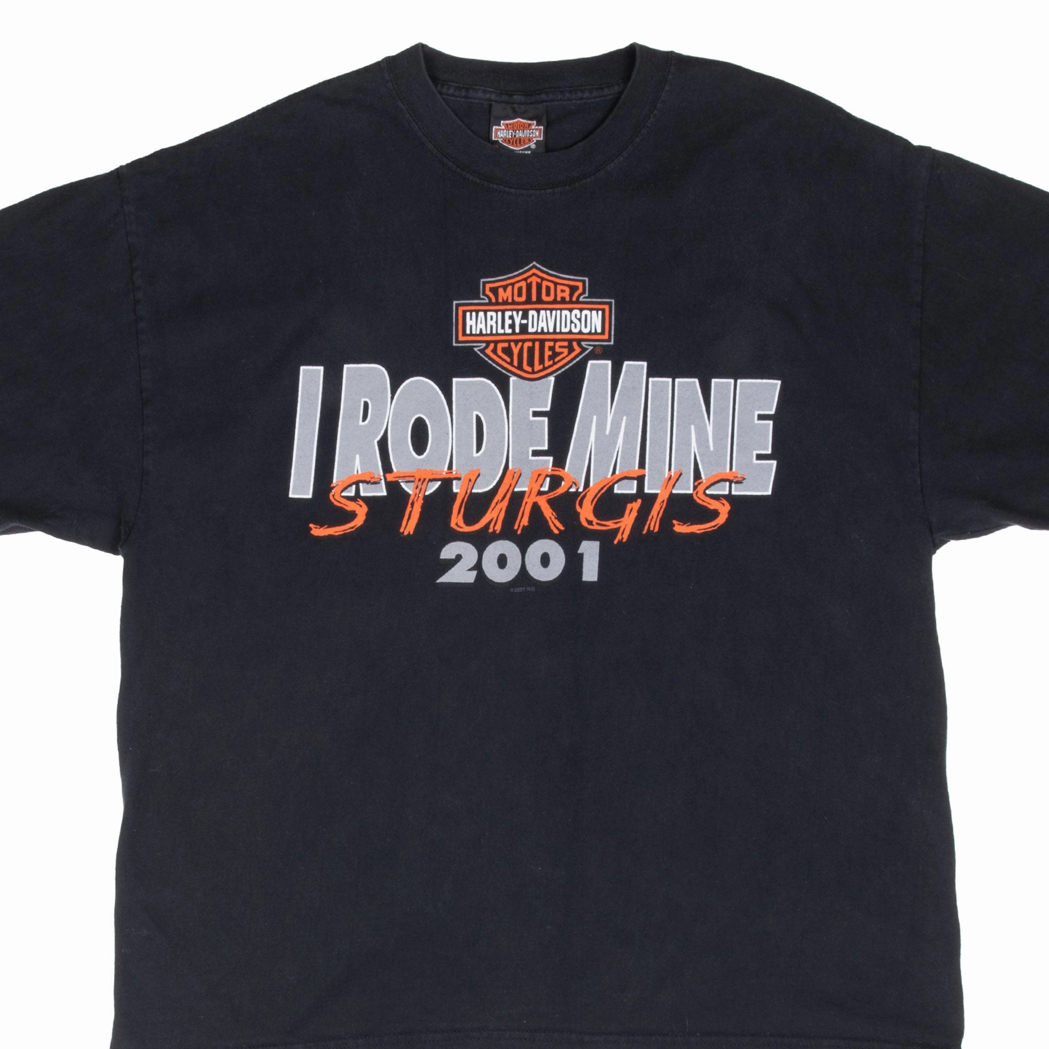 VINTAGE HARLEY DAVIDSON STURGIS SOUTH DAKOTA 2001 TEE SHIRT XL Cozy Layers