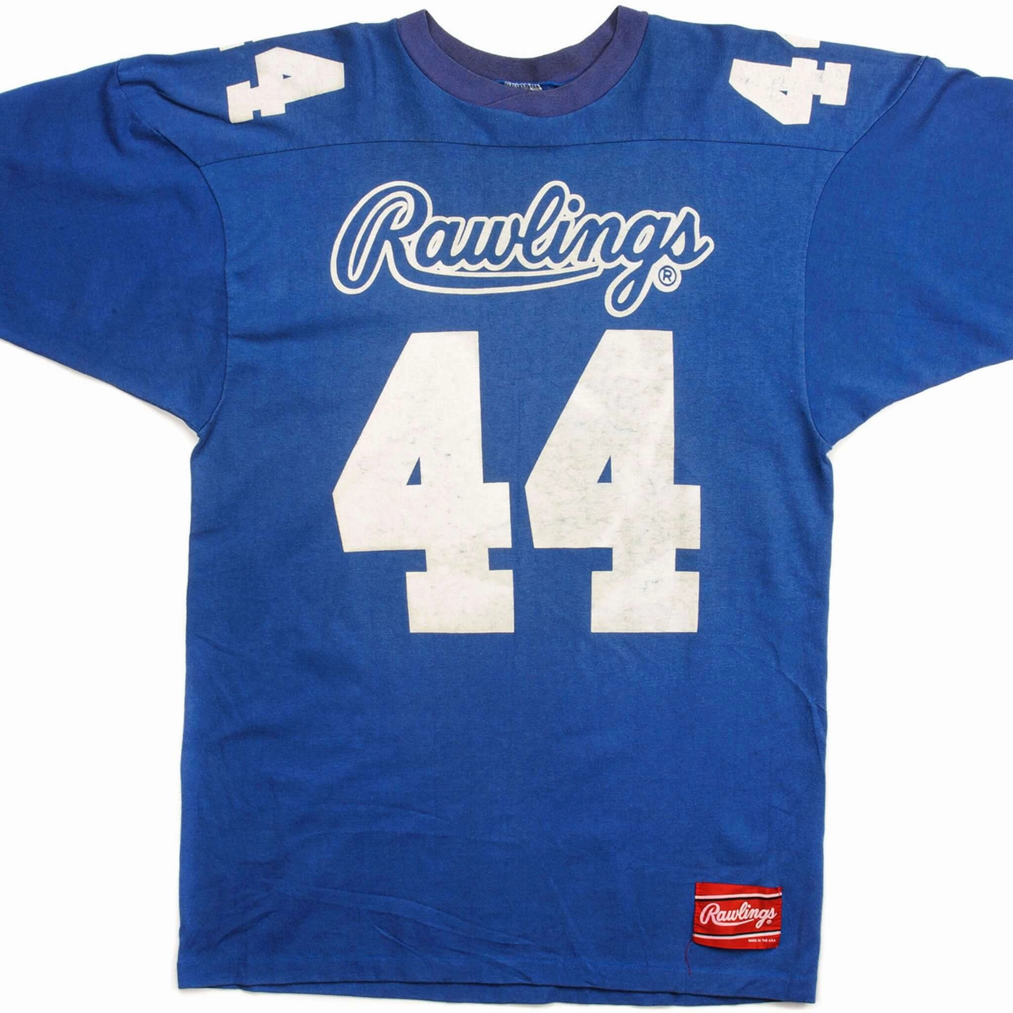 Fade Resistant Coating VINTAGE RAWLINGS RAGLAN TEE SHIRT SIZE LARGE MADE IN USA