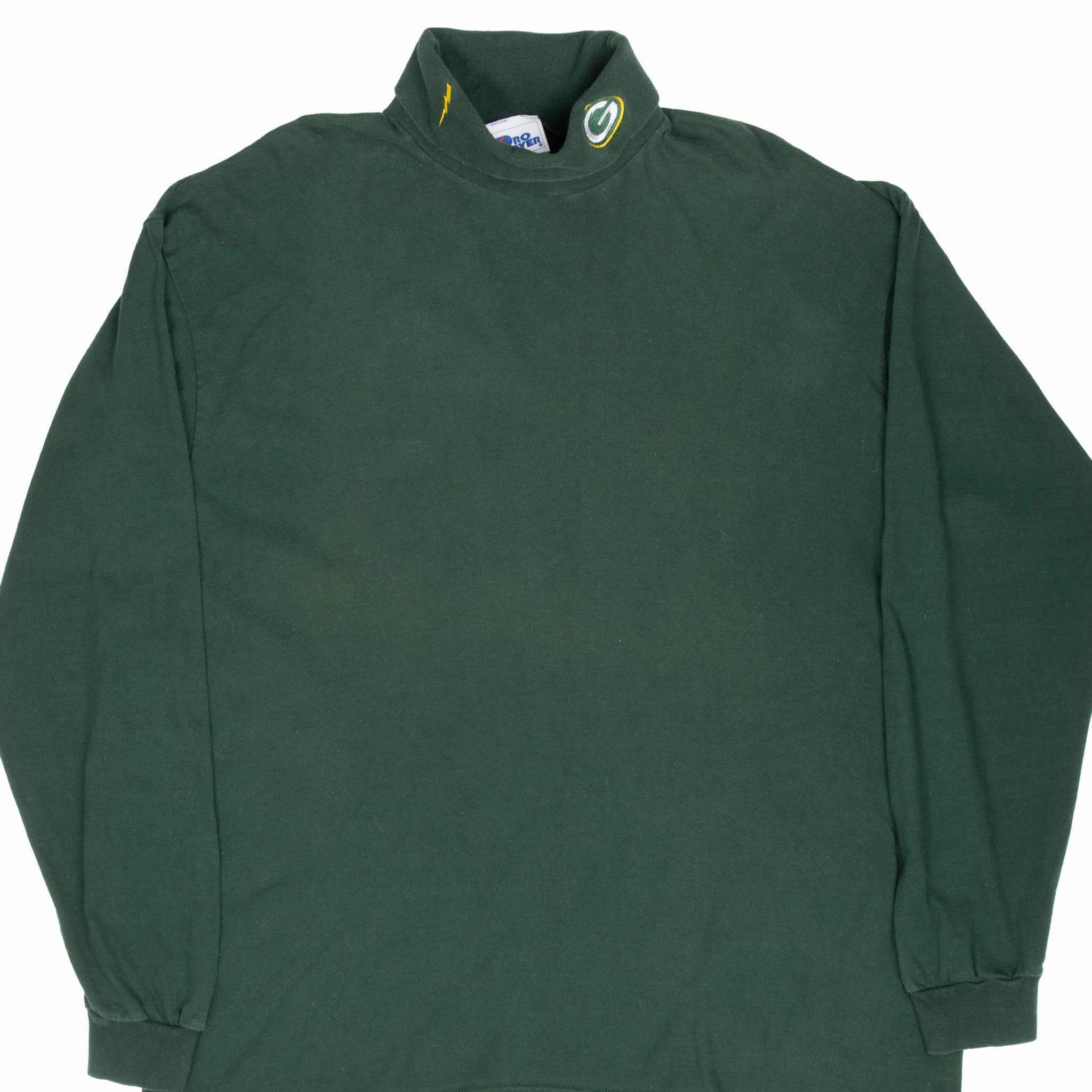 EcoFriendlyMaterial VINTAGE NFL GREEN BAY PACKERS 1990S TURTLE NECK LONG SLEEVE TEE SHIRT XL