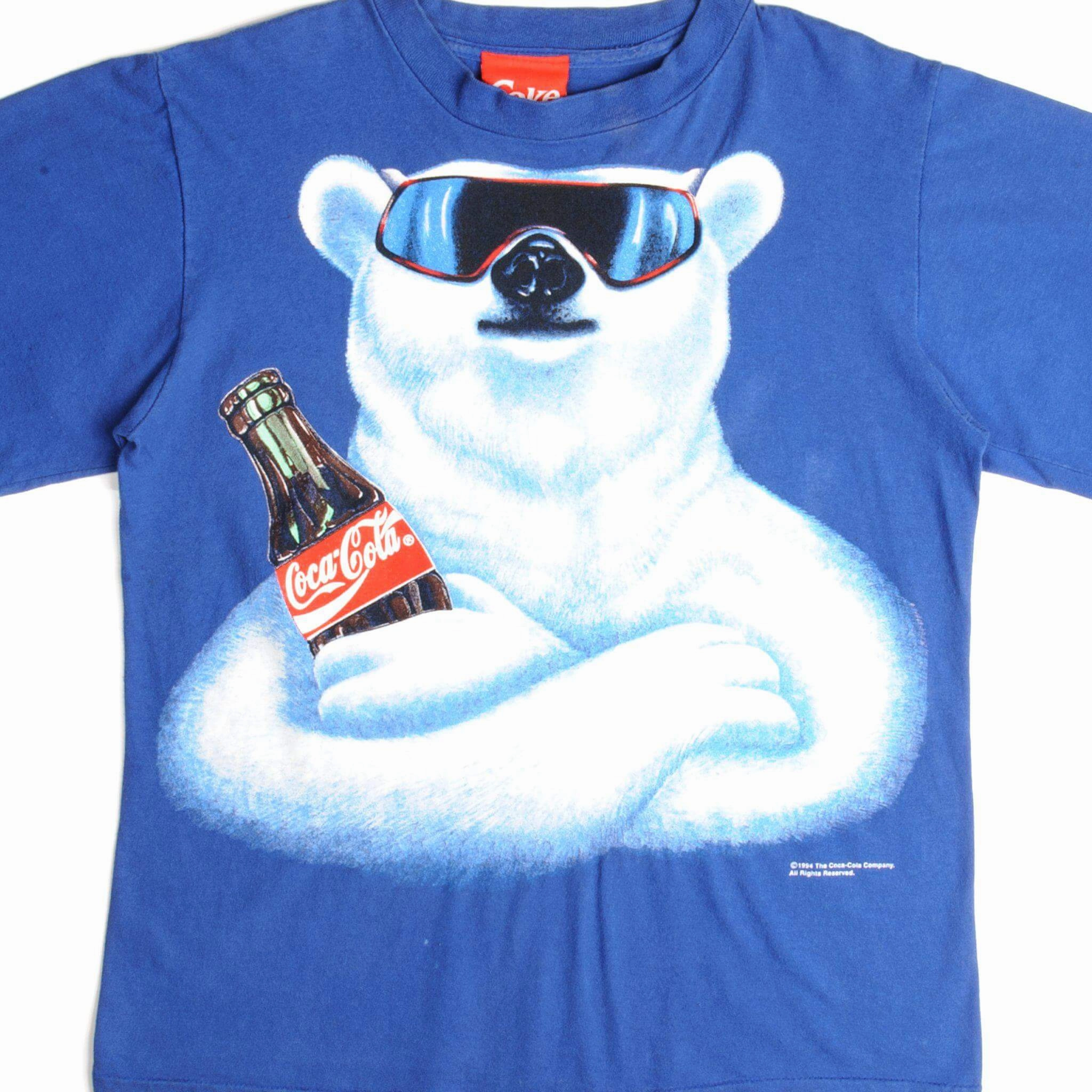 Sporty Comfort Wear Quick Dry Material VINTAGE COCA COLA TEE SHIRT 1994 SIZE MEDIUM MADE IN USA