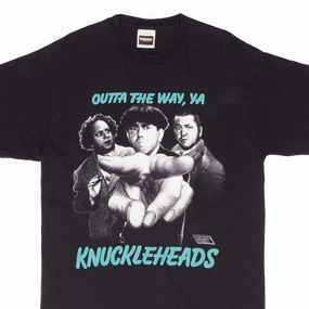 Indoor Event Breathable Fit VINTAGE THE THREE STOOGES OUTTA THE WAY YA KNUCKLEHEADS 1989 TEE SHIRT MEDIUM