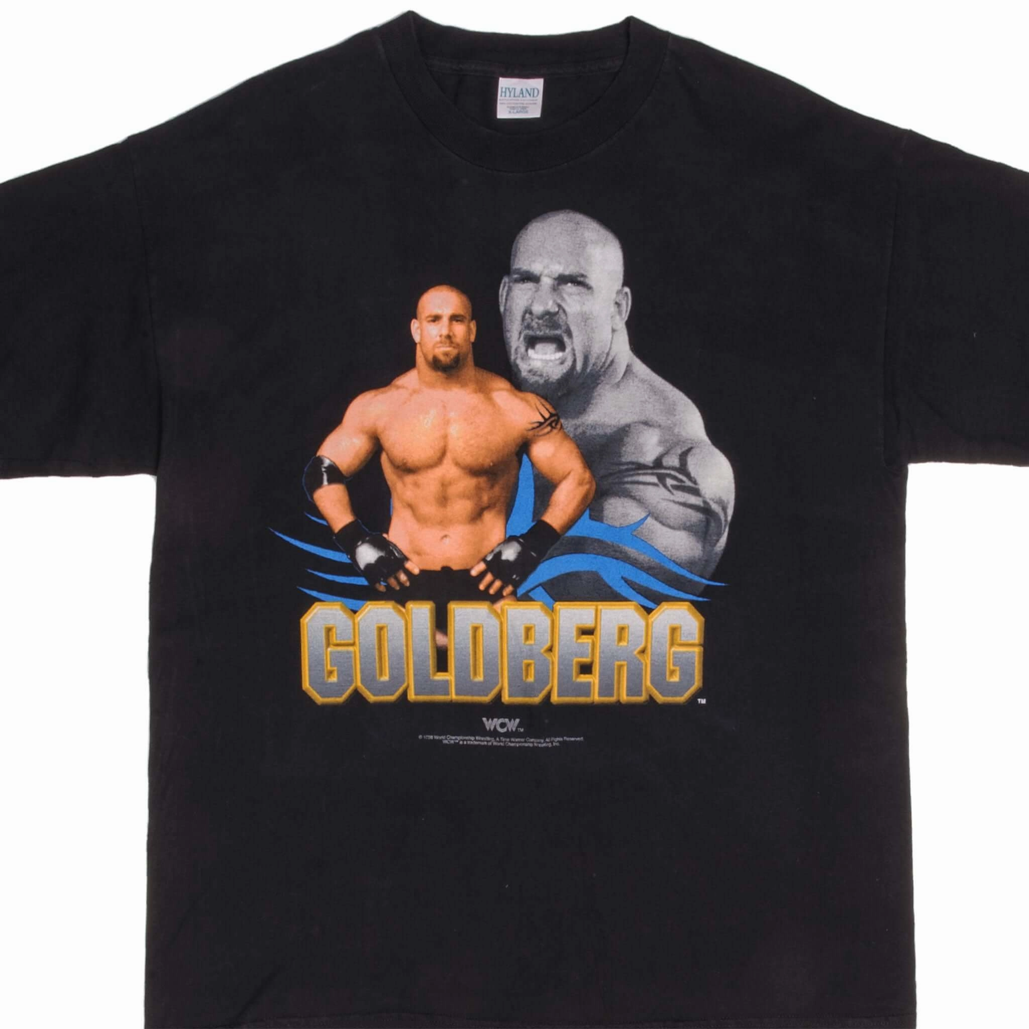 VINTAGE WCW WRESTLING GOLDBERG TEE SHIRT 1998 SIZE XL Low carbon footprint Sporty essentials