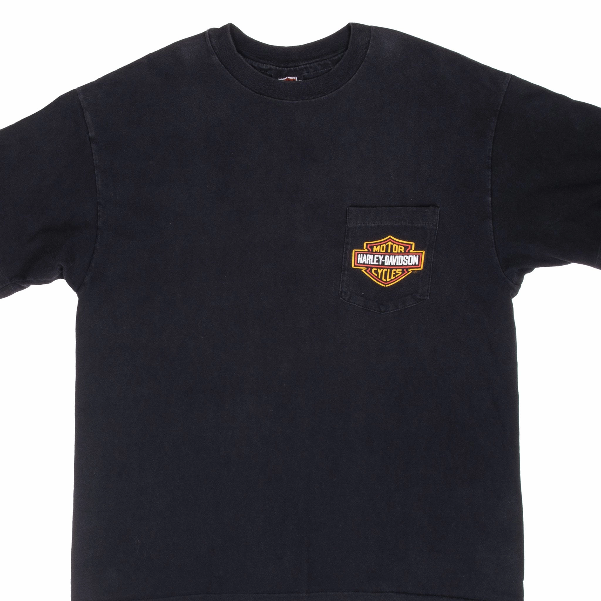 VINTAGE HARLEY DAVIDSON STURGIS BLACK HILL RALLY 1994 TEE SHIRT LARGE MADE USA Day-to-Day Comfort