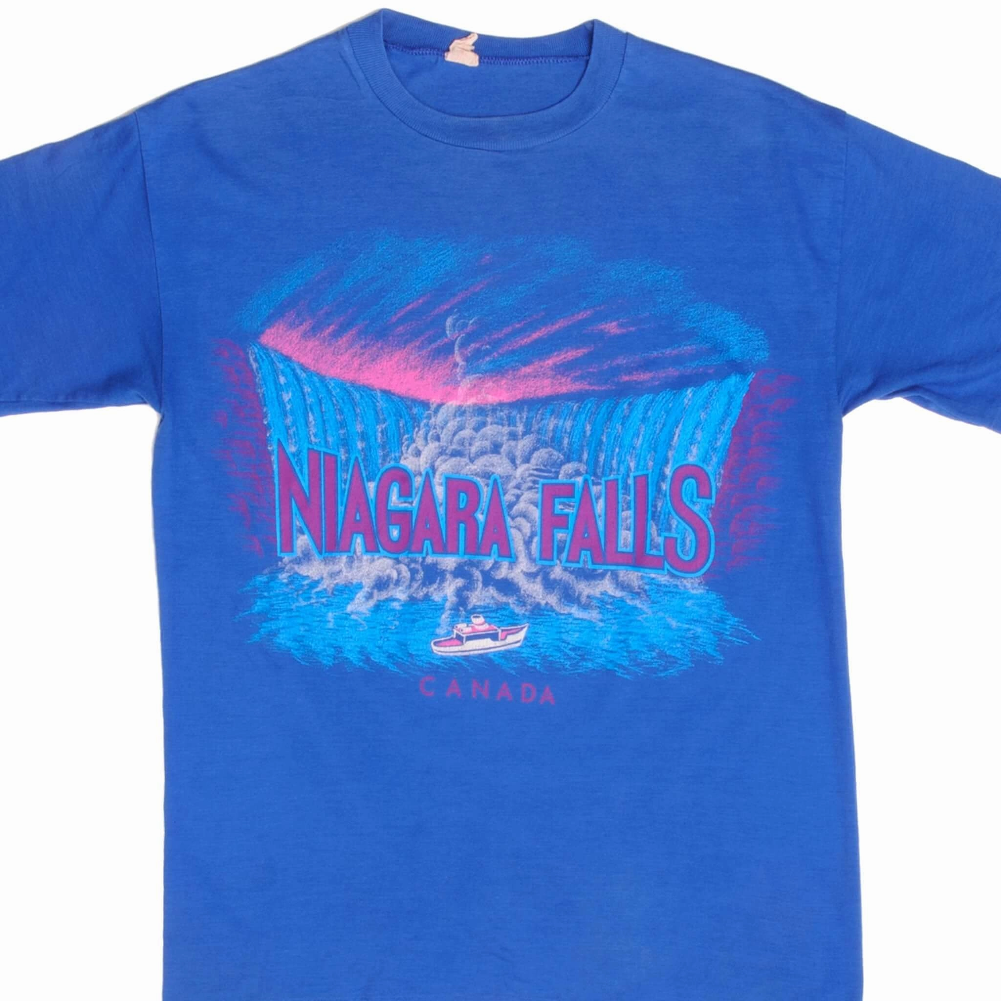 VINTAGE NIAGARA FALLS CANADA SOUVENIR TEE SHIRT 80S SIZE SMALL MADE IN CANADA Perfect for Outdoors