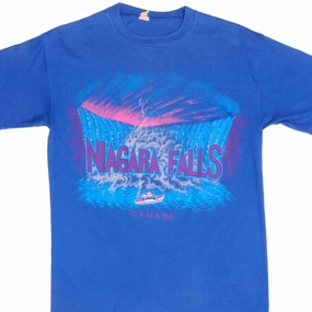 VINTAGE NIAGARA FALLS CANADA SOUVENIR TEE SHIRT 80S SIZE SMALL MADE IN CANADA Perfect for Outdoors