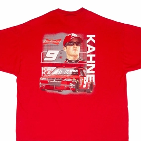 Casual layering piece VINTAGE NASCAR KASEY KAHNE BUDWEISER 2000S TEE SHIRT SIZE 2XL