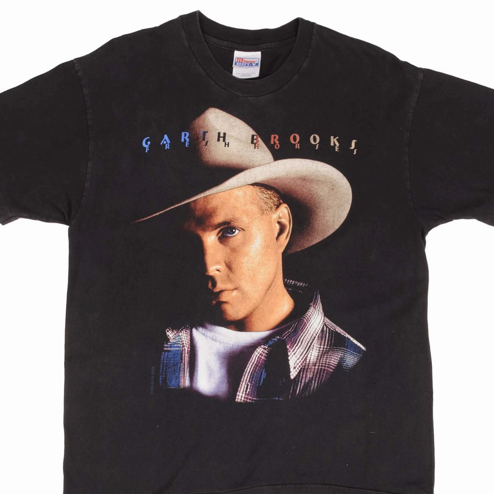 VINTAGE GARTH BROOKS 1996 TEE SHIRT SIZE LARGE MADE IN USA Spring Freshness