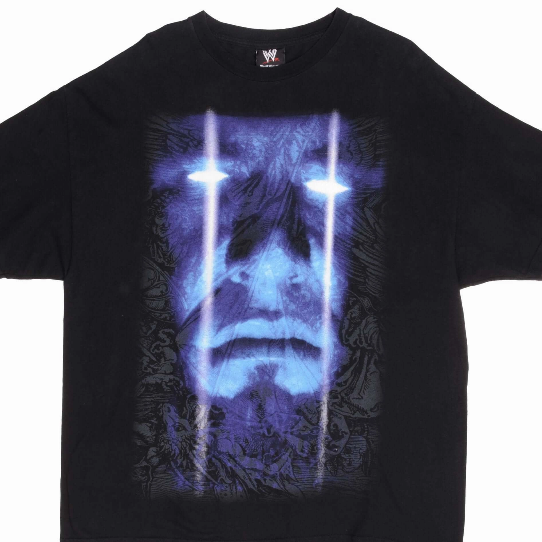 Effortless Design Midweight Knit VINTAGE WWE THE UNDERTAKER TEE SHIRT 2002 SIZE 2XL