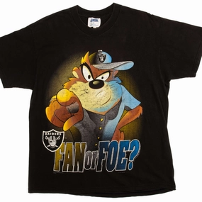 VINTAGE NFL RAIDERS TEE SHIRT 1996 SIZE LARGE MADE IN USA Bold colors