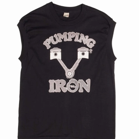 Perfect Comfort Wear Fit For All VINTAGE HARLEY DAVIDSON PUMPING IRON TANK TOP TEE SHIRT 1986 MEDIUM MADE IN USA