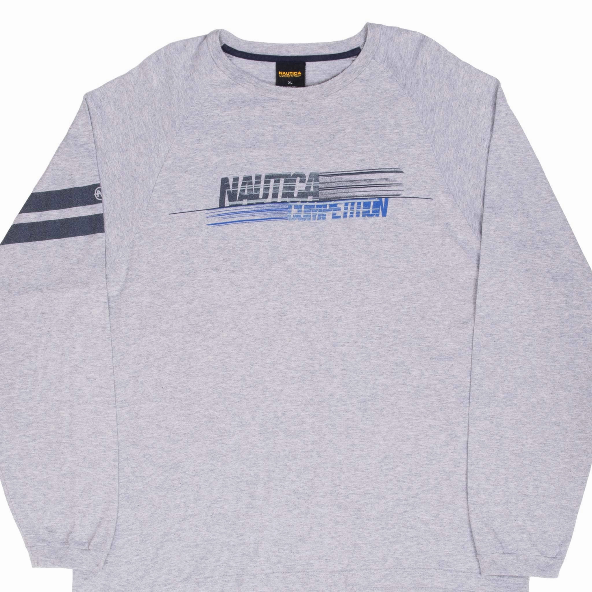 No-Fuss Design Fit for Any Season VINTAGE NAUTICA COMPETITION GREY LONG SLEEVE TEE SHIRT 2000S XL