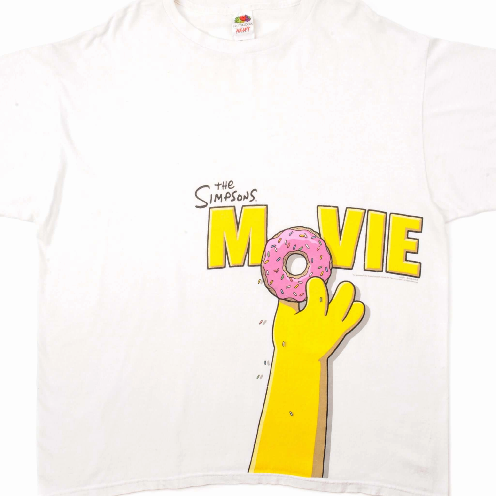 VINTAGE THE SIMPSONS MOVIE TEE SHIRT SIZE 2XL Chafe Free Armhole Date night
