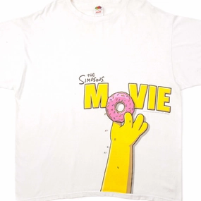 VINTAGE THE SIMPSONS MOVIE TEE SHIRT SIZE 2XL Chafe Free Armhole Date night