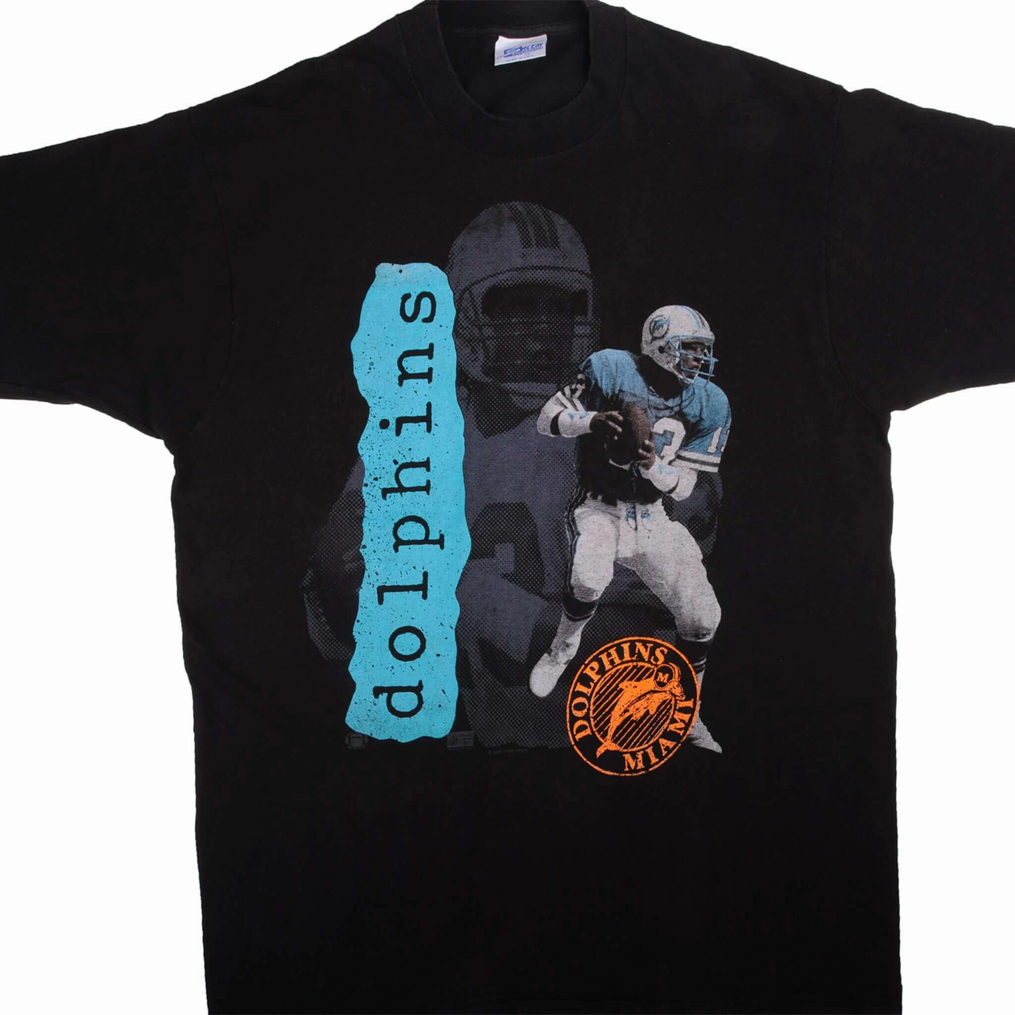 VINTAGE NFL MIAMI DOLPHINS TEE SHIRT 1987 SIZE XL MADE IN USA Camping practicality