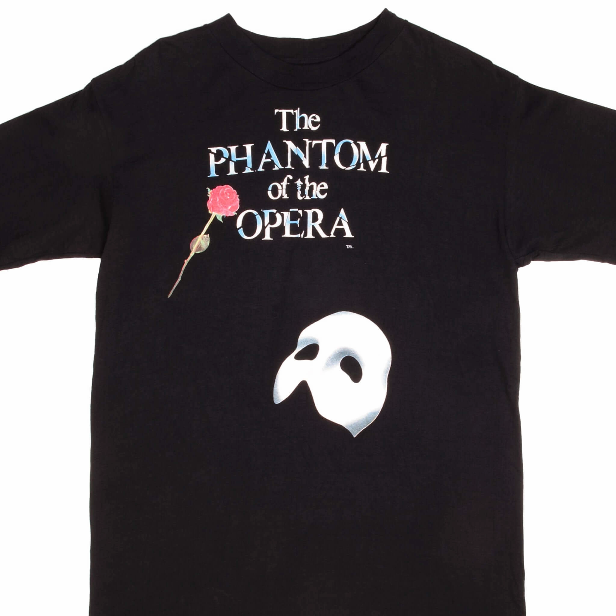 Slim fit sleekness Fashion-Forward Fit VINTAGE THE PHANTOM OF THE OPERA TEE SHIRT 1990S LARGE MADE IN USA