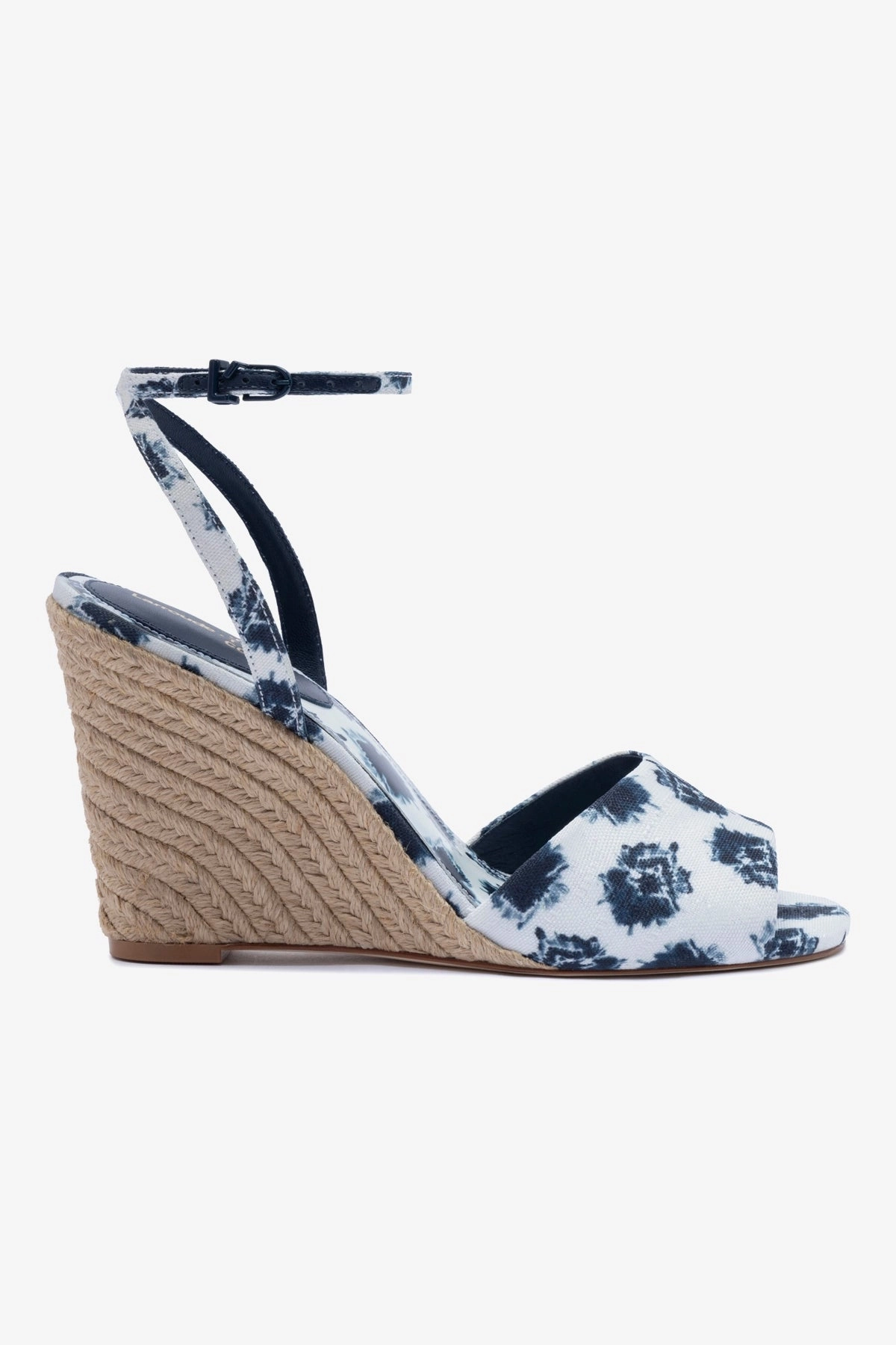 Larroud?? x Jonathan Cohen Yves Wedge In Tiedye Ocean Linen Weekend Fun Formal Footwear