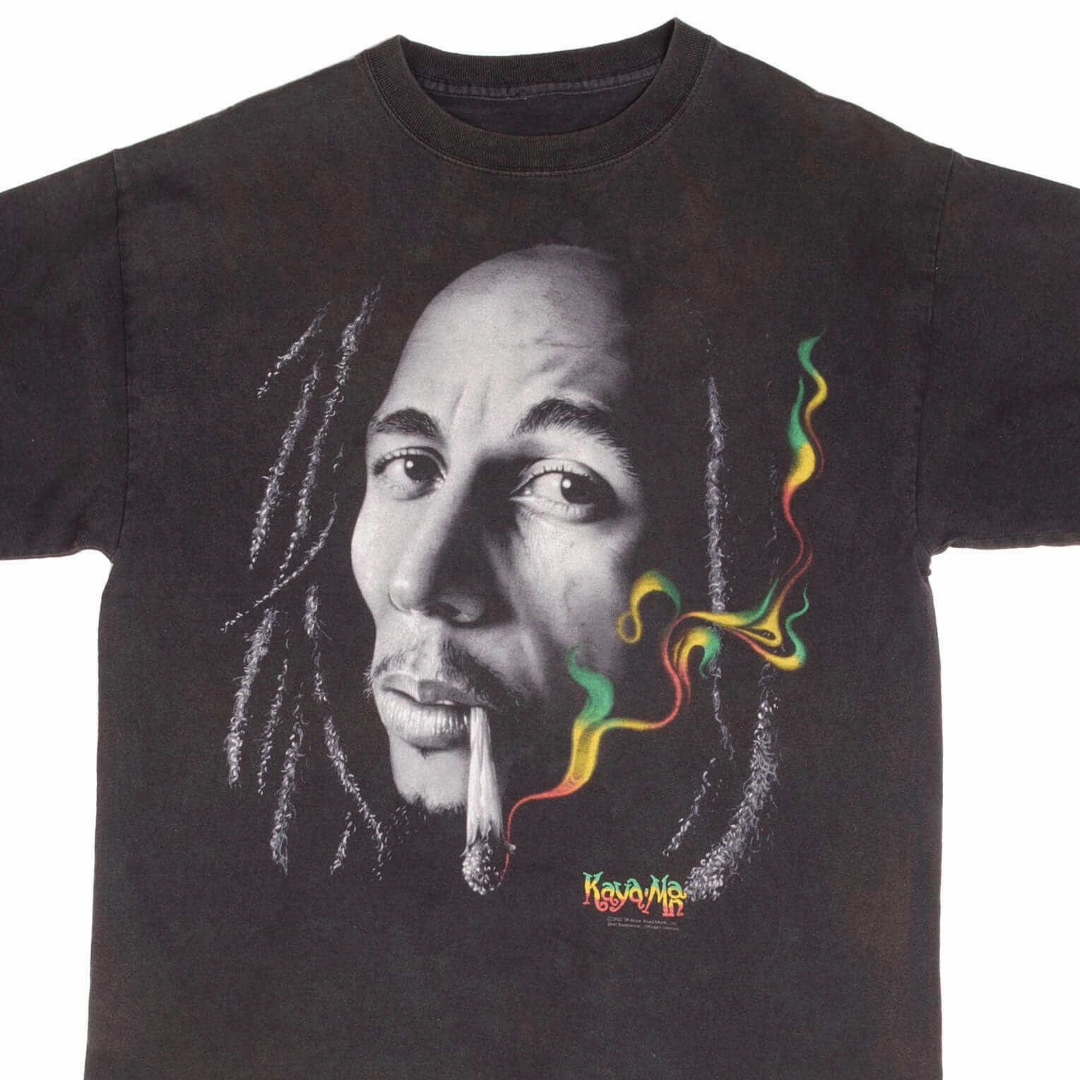 Cold Wash Optimized VINTAGE BOB MARLEY KAYA MAN 2002 TEE SHIRT SIZE LARGE