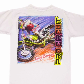 VINTAGE MOTOCROSS TEAM SUZUKI GUY COOPER 1990S TEE SHIRT SIZE LARGE Effortless Comfort Wear