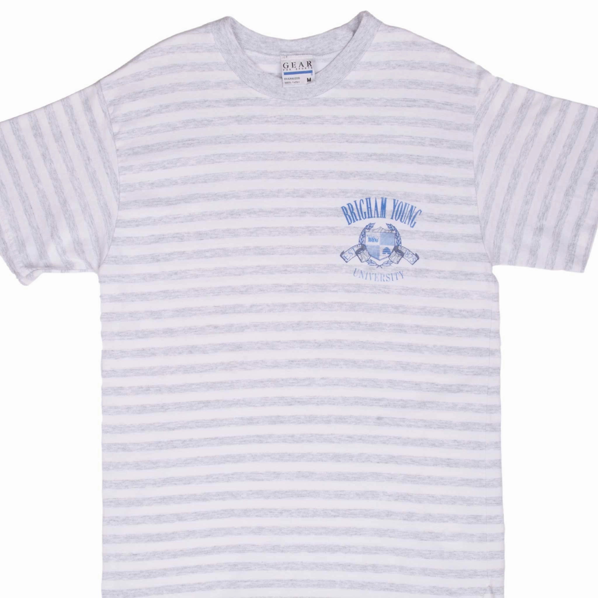 VINTAGE NCAA BYU BRIGHAM YOUNG COUGARS 1990S TEE SHIRT MEDIUM MADE IN USA Modern Simplicity Easy Wear Look