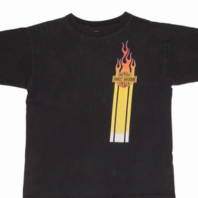 VINTAGE HARLEY DAVIDSON LAS VEGAS TEE SHIRT 1998 SIZE XL MADE IN USA Yarn Dyed Fabric