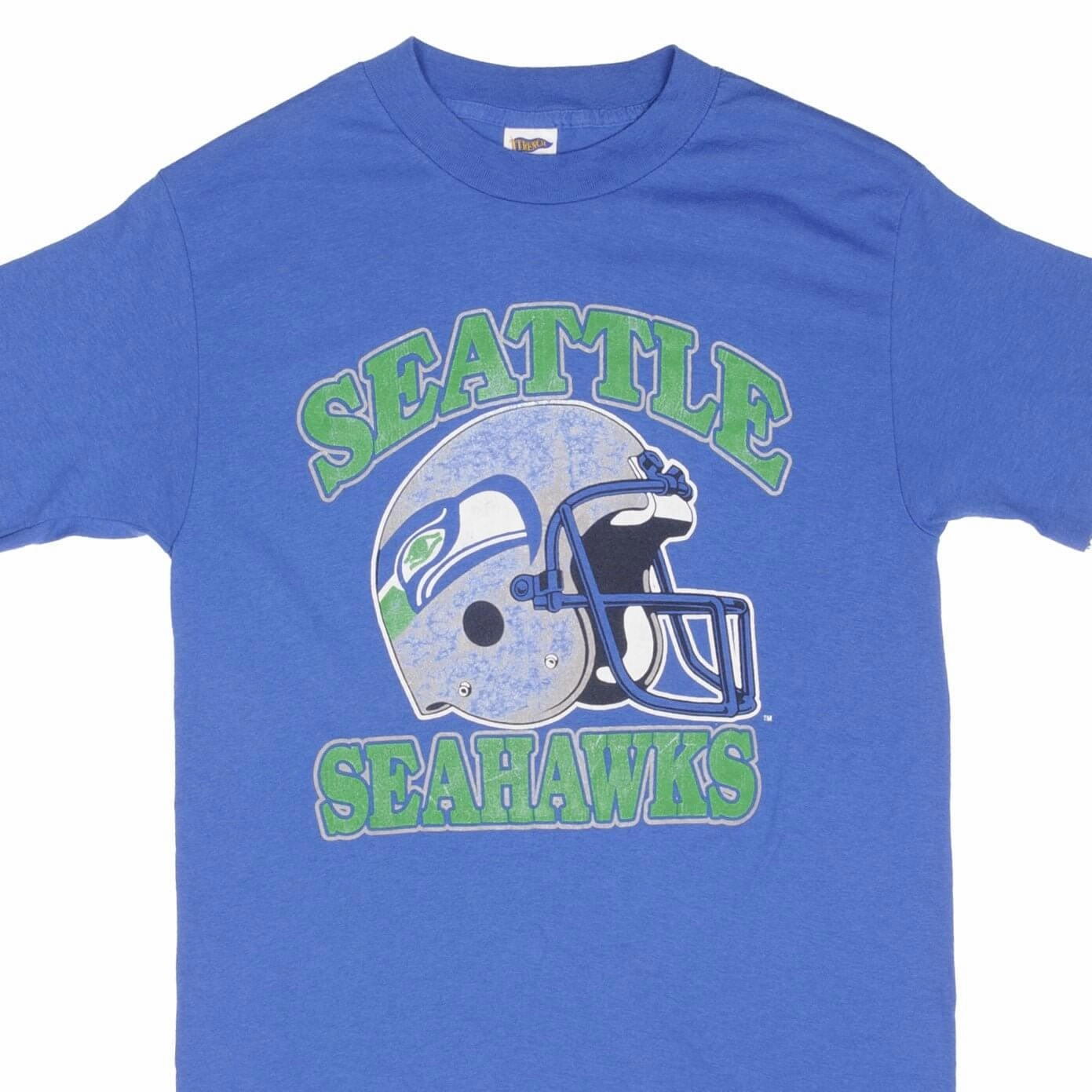VINTAGE NFL SEATTLE SEAHAWKS 1980S TEE SHIRT SIZE SMALL MADE IN USA Effortless Wear Fit