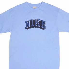 LightweightBlend stain resistant coating VINTAGE NIKE SPELL OUT LIGHT BLUE TEE SHIRT 2000S SIZE MEDIUM DEADSTOCK