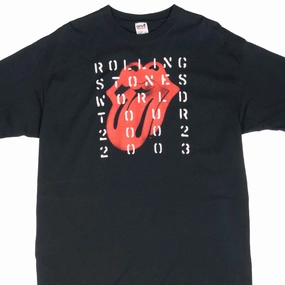 SkinFriendlyFibers VINTAGE THE ROLLING STONES TOUR 2002 2003 TEE SHIRT XL