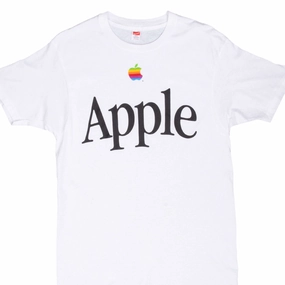 VINTAGE APPLE COMPUTERS 1980S HANES TEE SHIRT MEDIUM MADE IN USA Sport Flex Fit