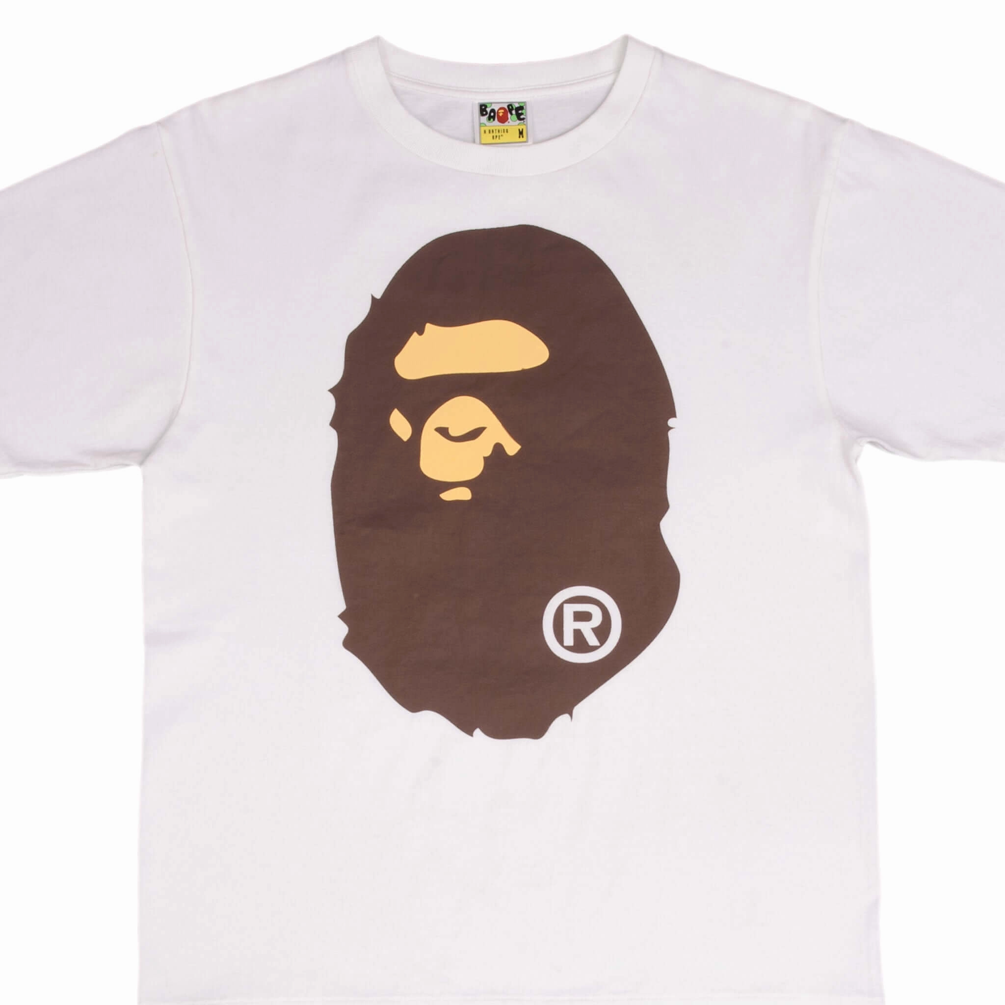 Classic Crew Neck VINTAGE BAPE A BATHING APE TEE SHIRT SIZE MEDIUM SINGLE STITCH