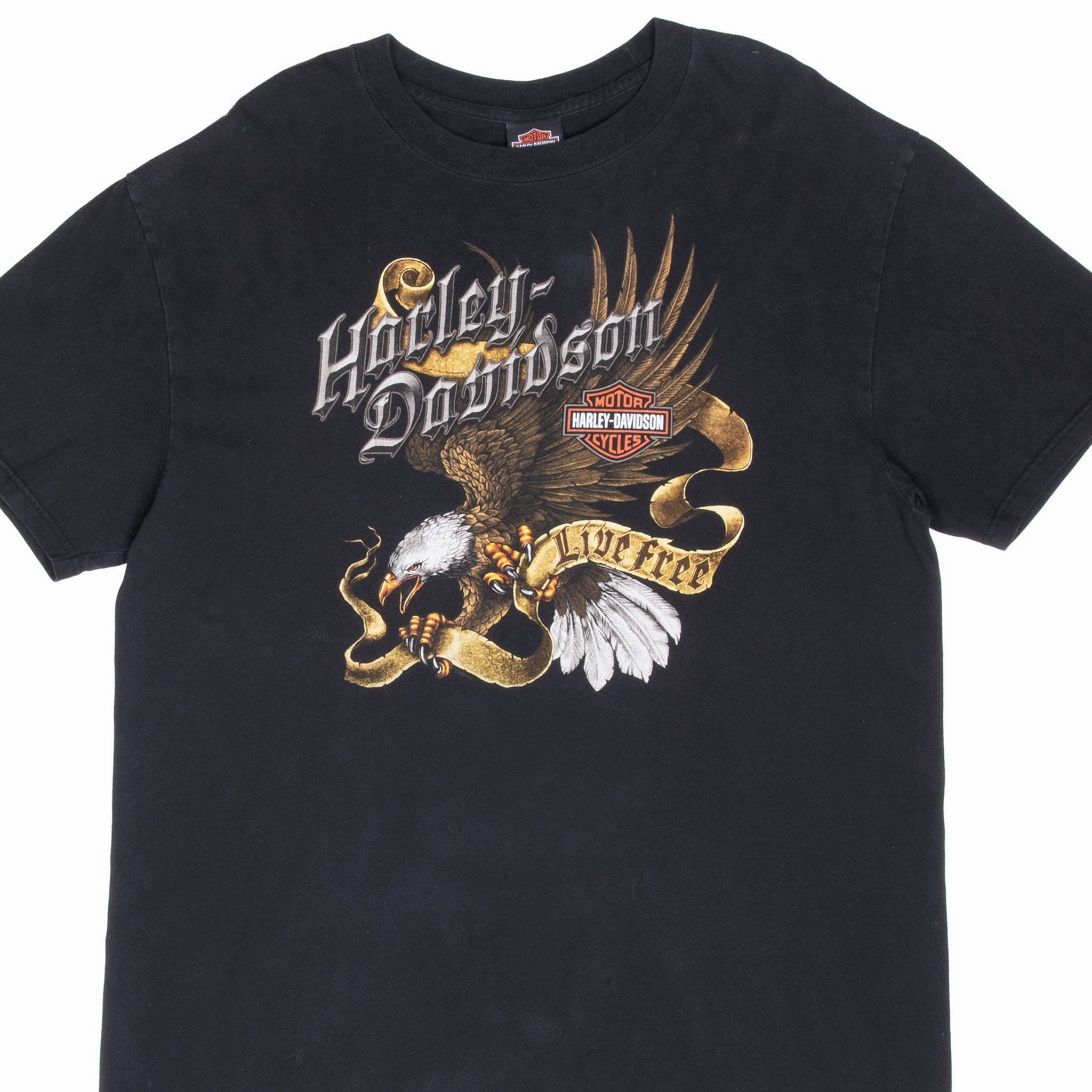 VINTAGE HARLEY DAVIDSON TOPEKA KANSAS TEE SHIRT 2009 XL Modern Layering