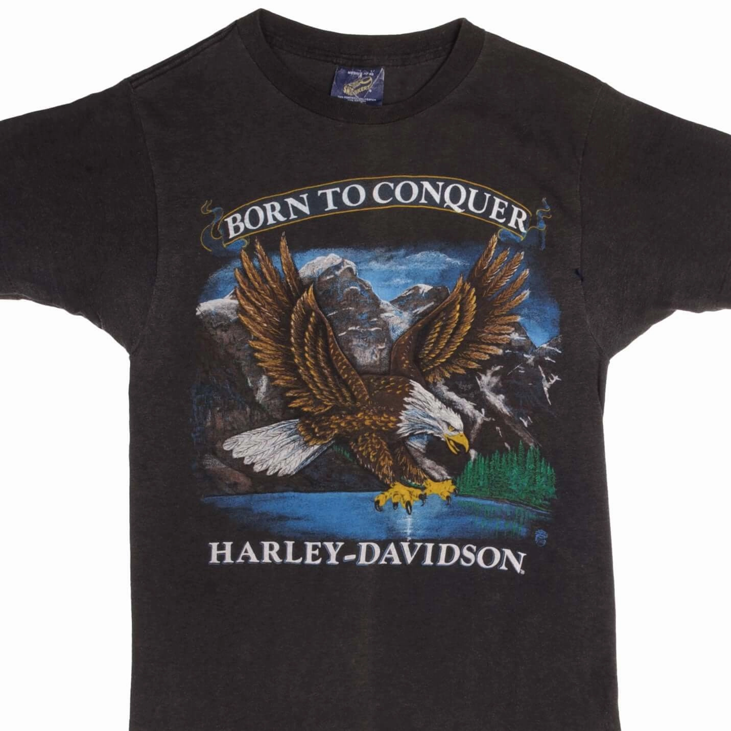 Cozy and Light Classic Style Trend VINTAGE HARLEY DAVIDSON TEE SHIRT 1987 SIZE XS MADE IN USA